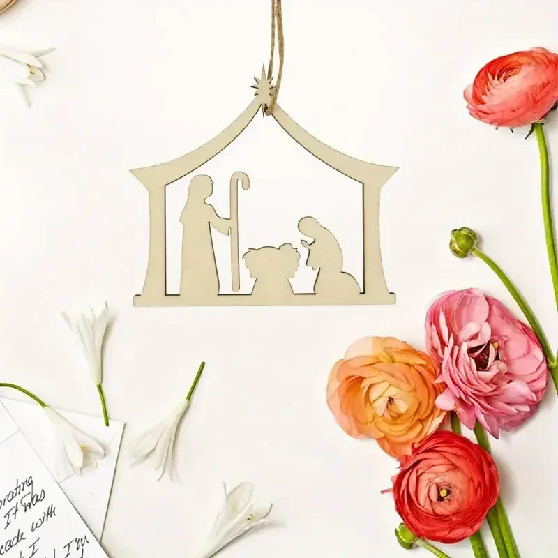 Art And Craft Recycle - 30/40/48pcHot Sale Houten Silhouet Kunst Decoratie
