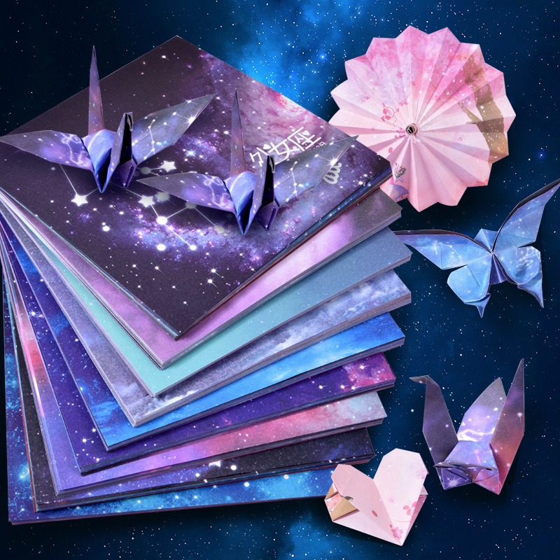 Art And Craft Recycle - 50 vellen origami papier sterren kinderen