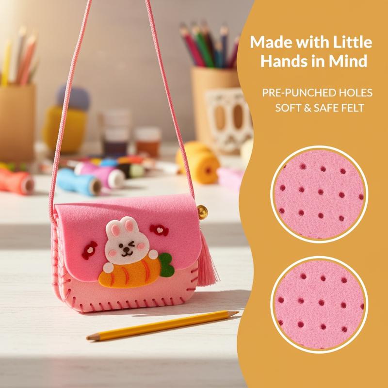 Art Craft Kindergarten - Kinderen Vilt Tassen Maakset DIY Naai