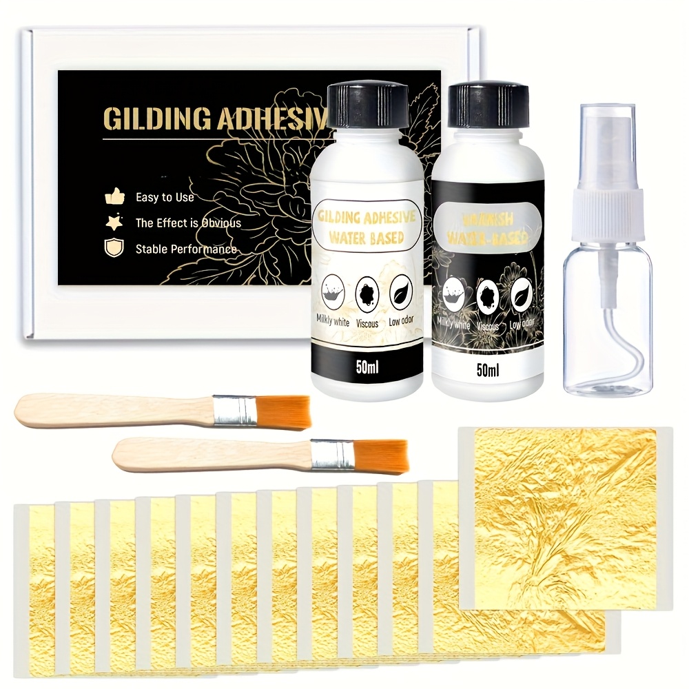 Art Craft Using Leaves - 50ml+50ml Golden Leaf Glue, voorkomt oxidatie,