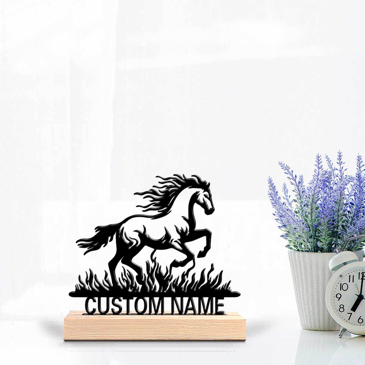 Art Craft Horse - 1 stuk eenvoudig paard figuur met