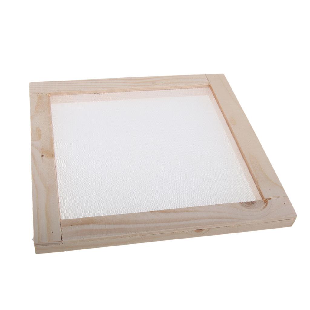 Art And Craft Recycle - Houten papiermaakscherm Gerecycled kunstambachtsframe DIY-knutselmateriaal voor