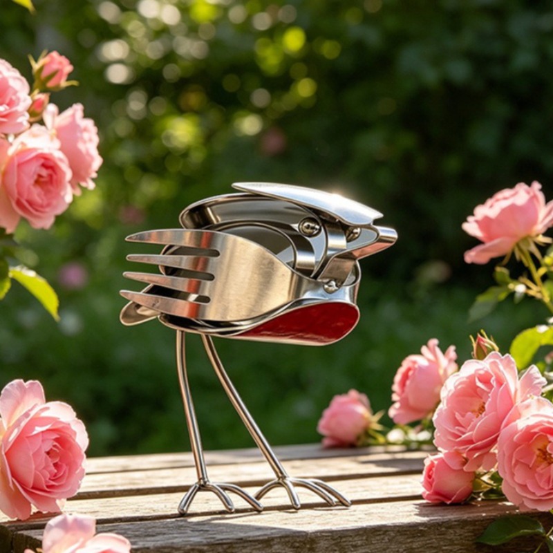 Art And Craft Recycle - Schrootmetaal Kunst Robin Sculptuur Handgemaakt Gerecycled