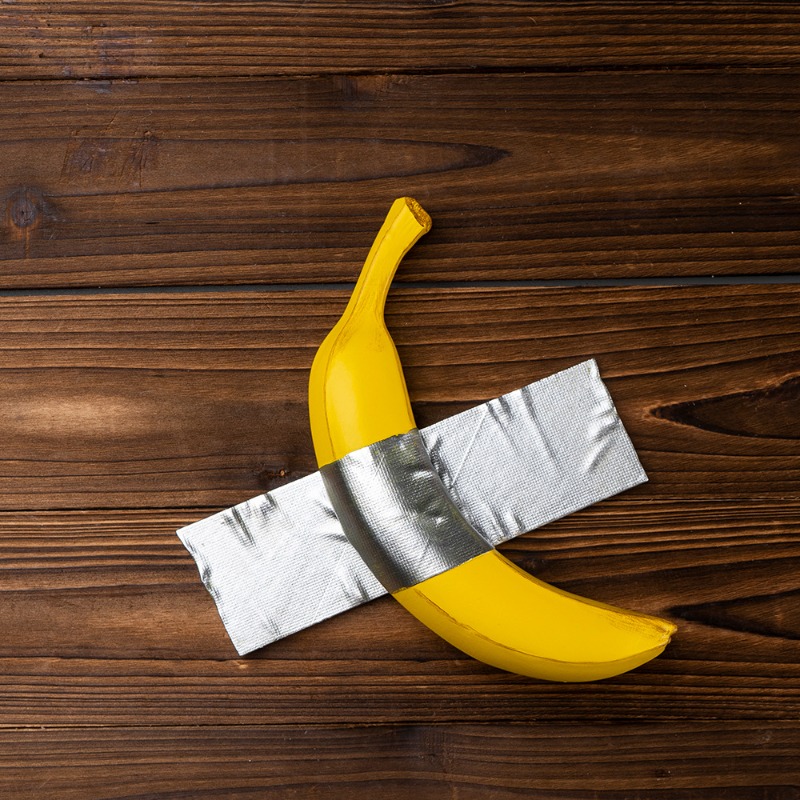 Art Craft Room Ideas - Creatieve zelfklevende bananenhanger muurdecoratie hars kunst