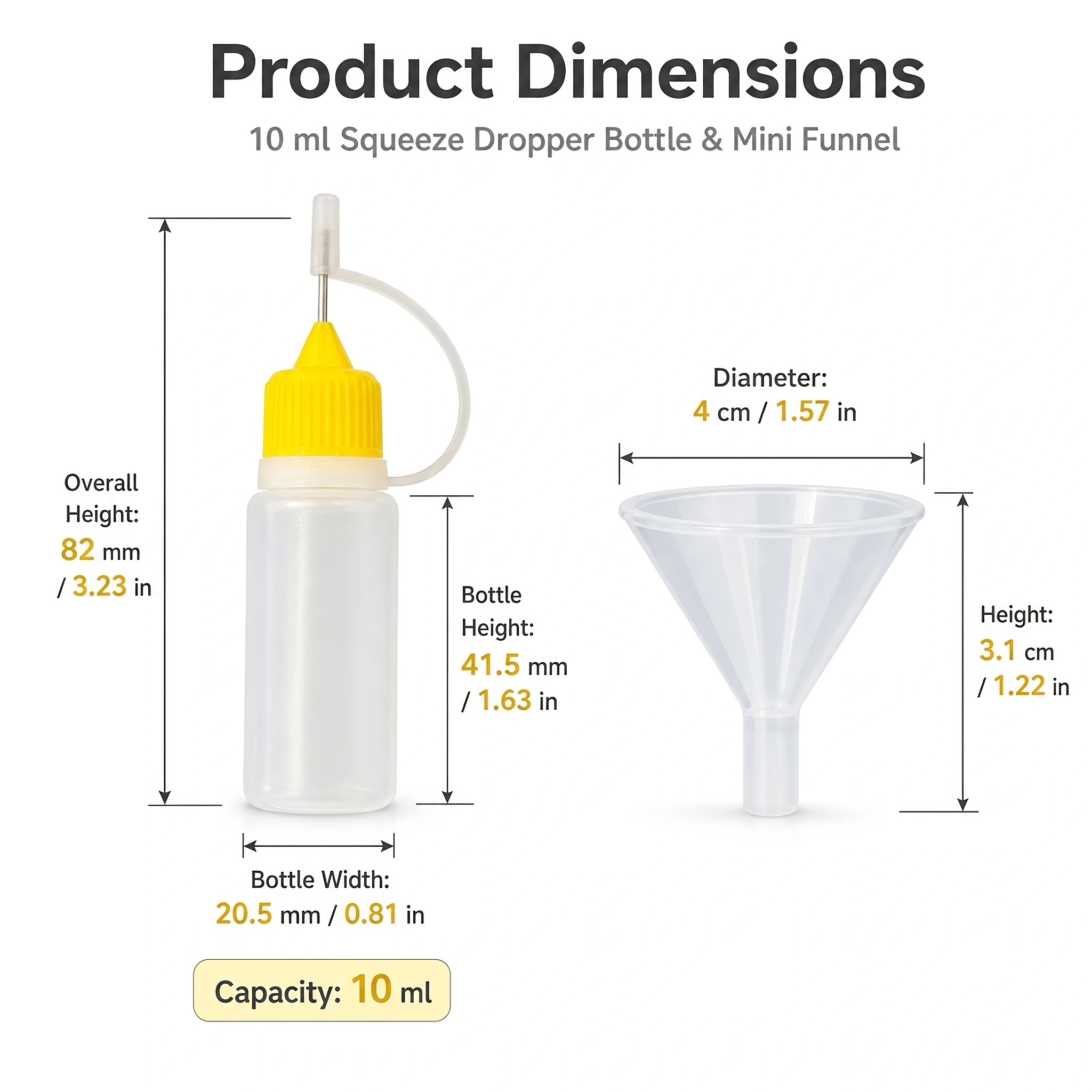 10ml precisie druppelfles met  - Art And Craft Recycle recensie en prijs