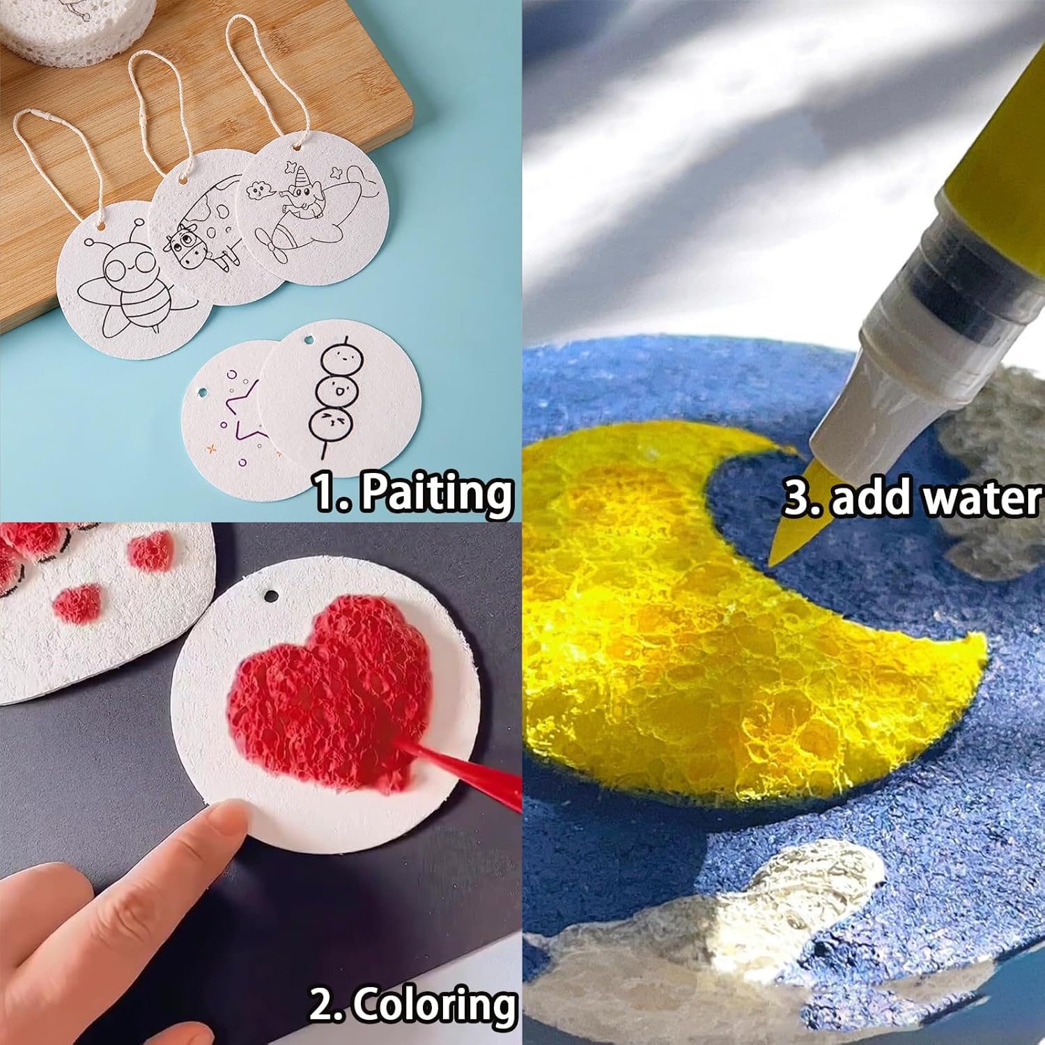 3D gezwollen schuimtextuur sch - Art Craft Education recensie en prijs