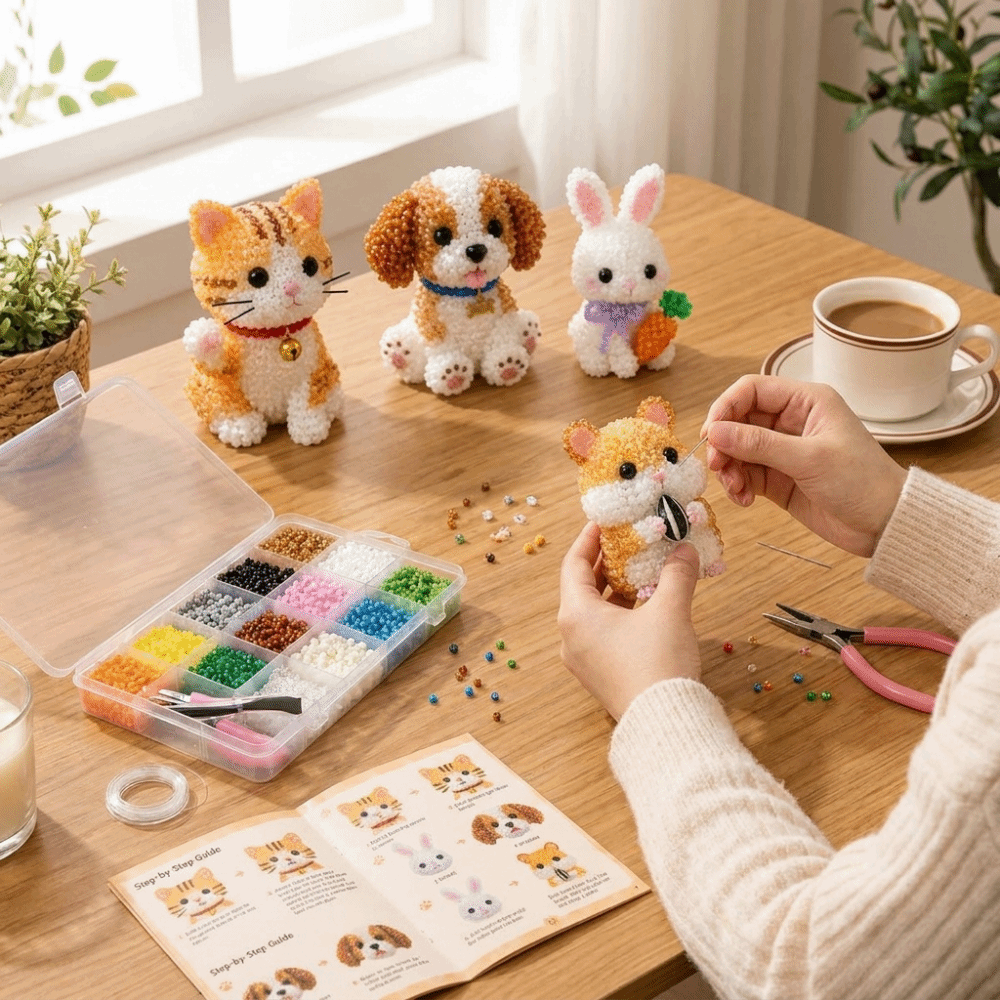 Handgemaakte DIY dieren kralen - Art Craft Education recensie en prijs