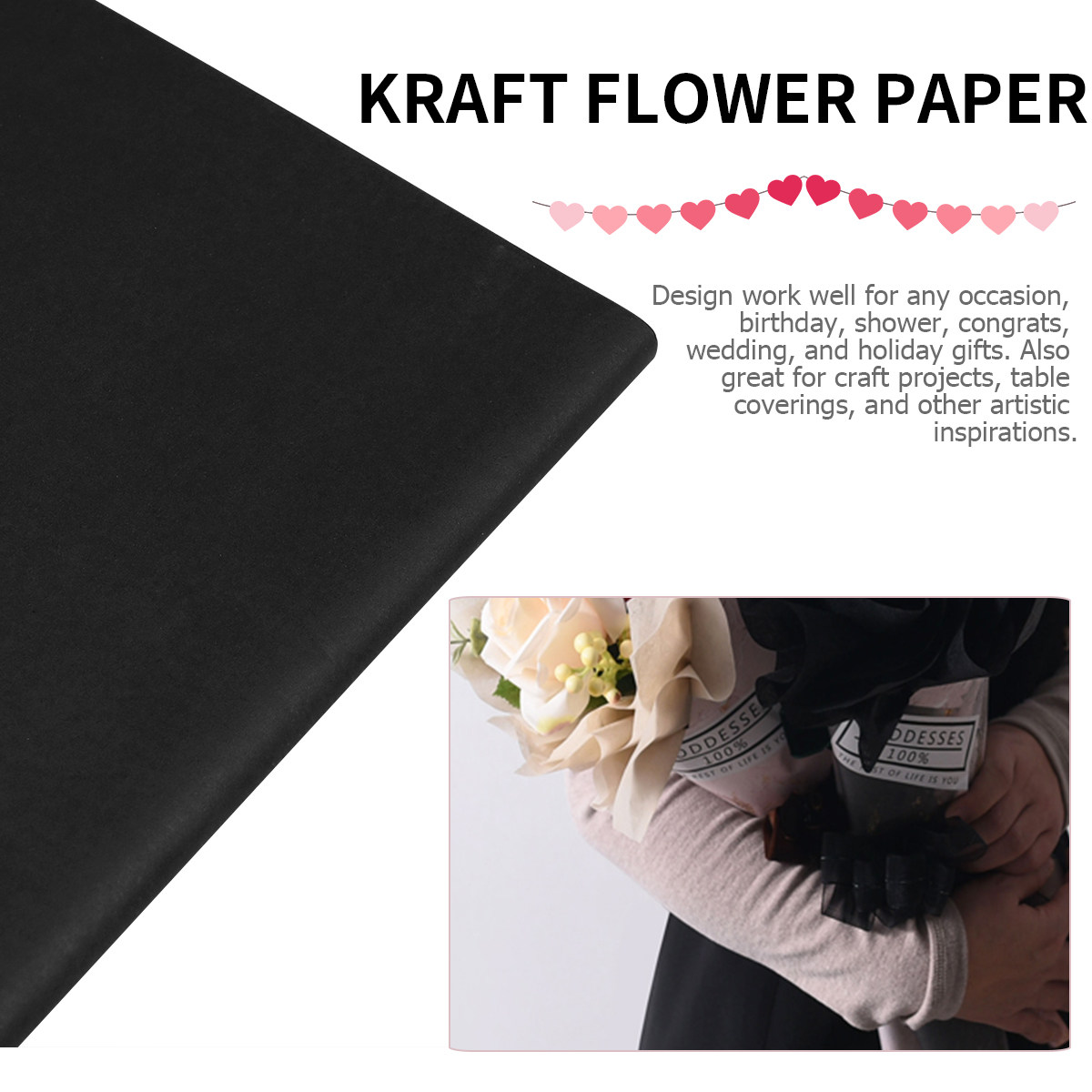 20 stuks dik zwart kraftpapier - Art And Craft Recycle recensie en prijs