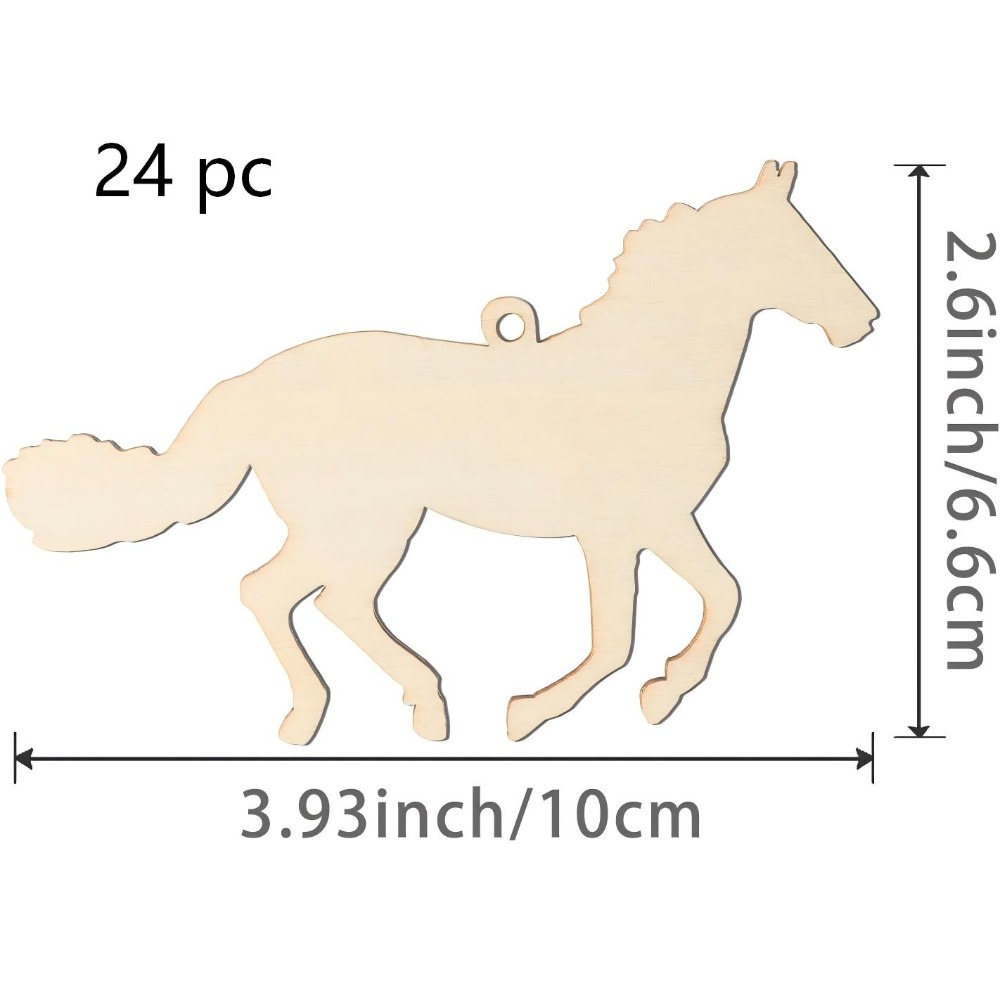 24 stuks onafgewerkte houten p - Art Craft Horse recensie en prijs