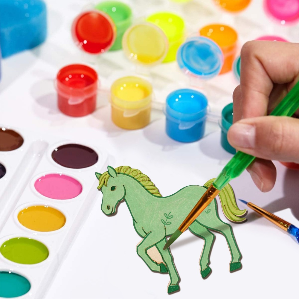 24 stuks onafgewerkte houten p - Art Craft Horse recensie en prijs