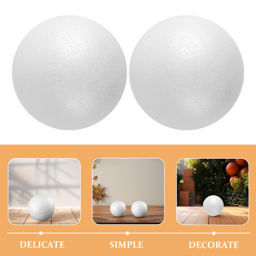 12 stuks schuimballen wit poly - Art Craft School recensie en prijs