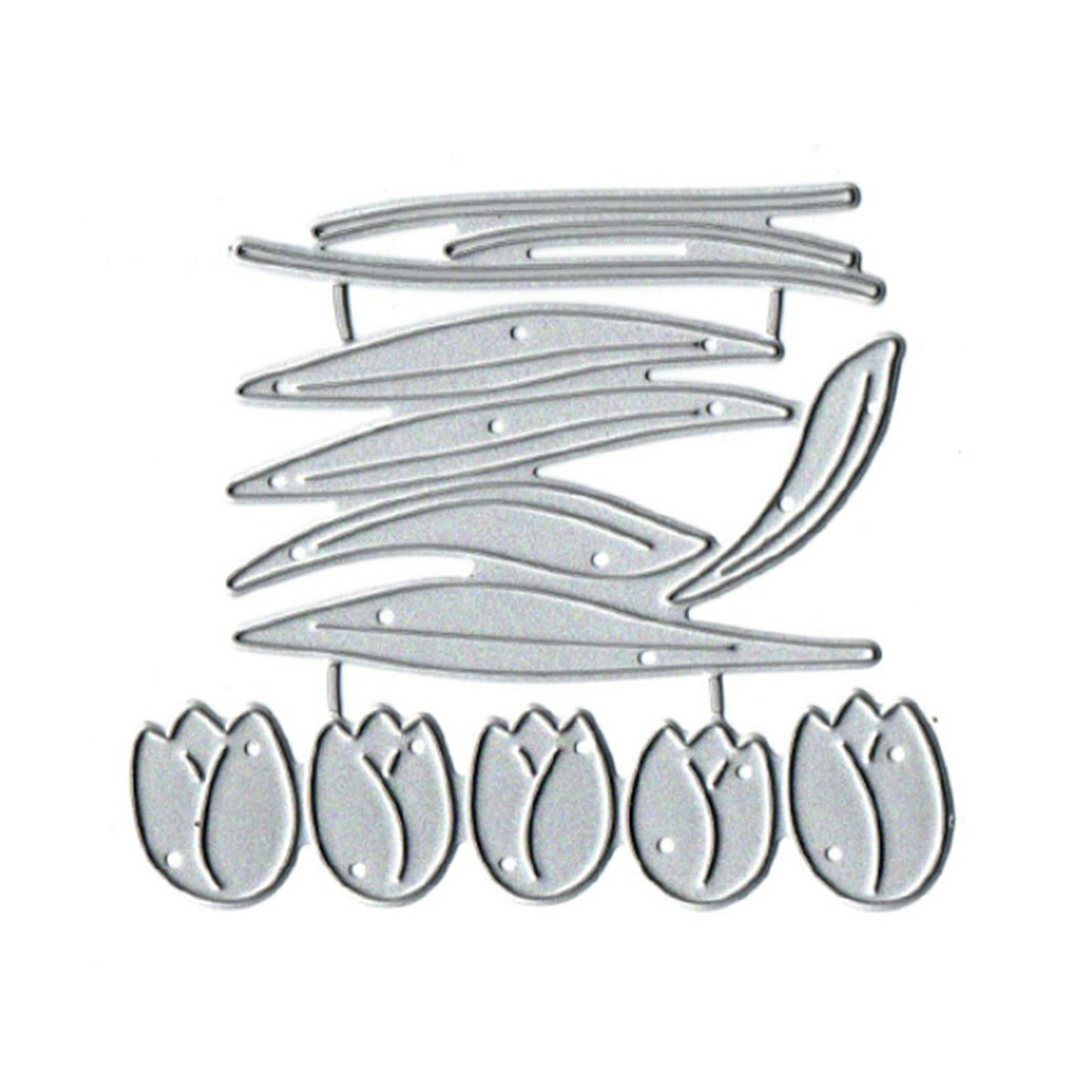 Tulpbloem- en bladplanten snij - Stencil Cutting Plotter recensie en prijs