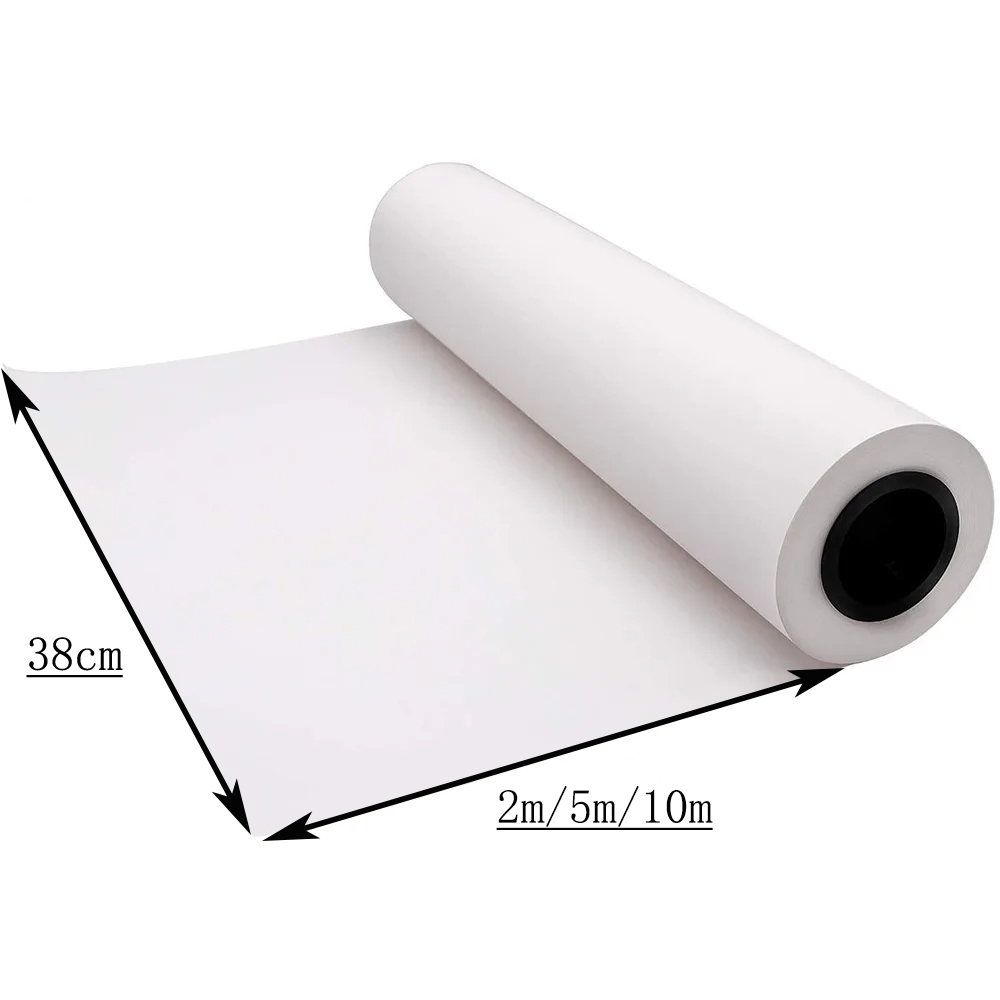 2m/5m/10m/x 38cm rol wit kraft - Art And Craft Recycle recensie en prijs