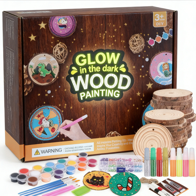 Kinder Glow-in-the-dark houten - Art Craft School recensie en prijs