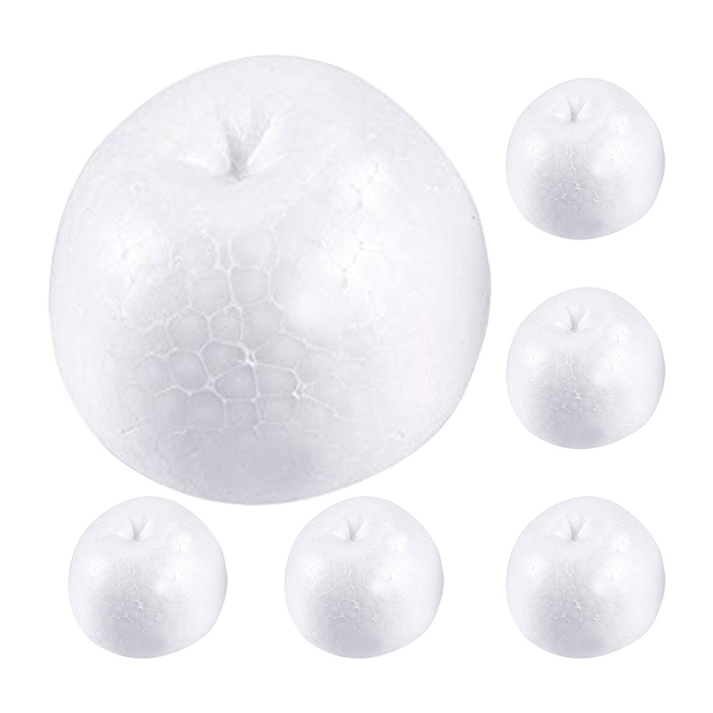 6 stuks blanco wit polystyreen - Art Craft School recensie en prijs
