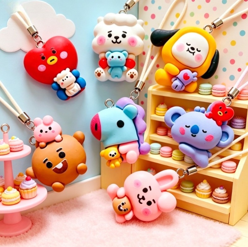 7 stks BT21 Hars Cartoon Charm - Art Craft Material recensie en prijs