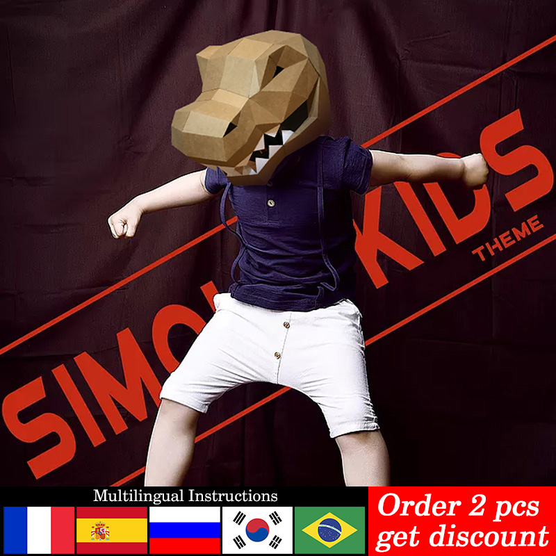 Tyrannosaurus Rex Dier Masker  - Art Craft With Cardboard recensie en prijs