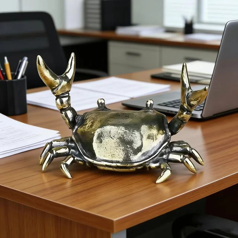 Messing Krab Sculptuur Gewicht - Art Craft New Year recensie en prijs