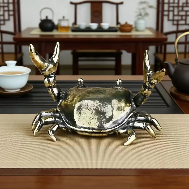 Messing Krab Sculptuur Gewicht - Art Craft New Year recensie en prijs