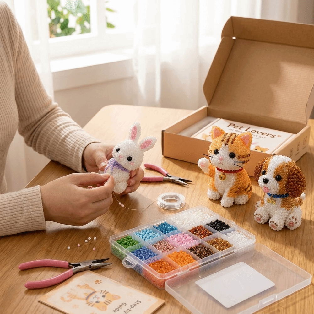 Handgemaakte DIY dieren kralen - Art Craft Education recensie en prijs