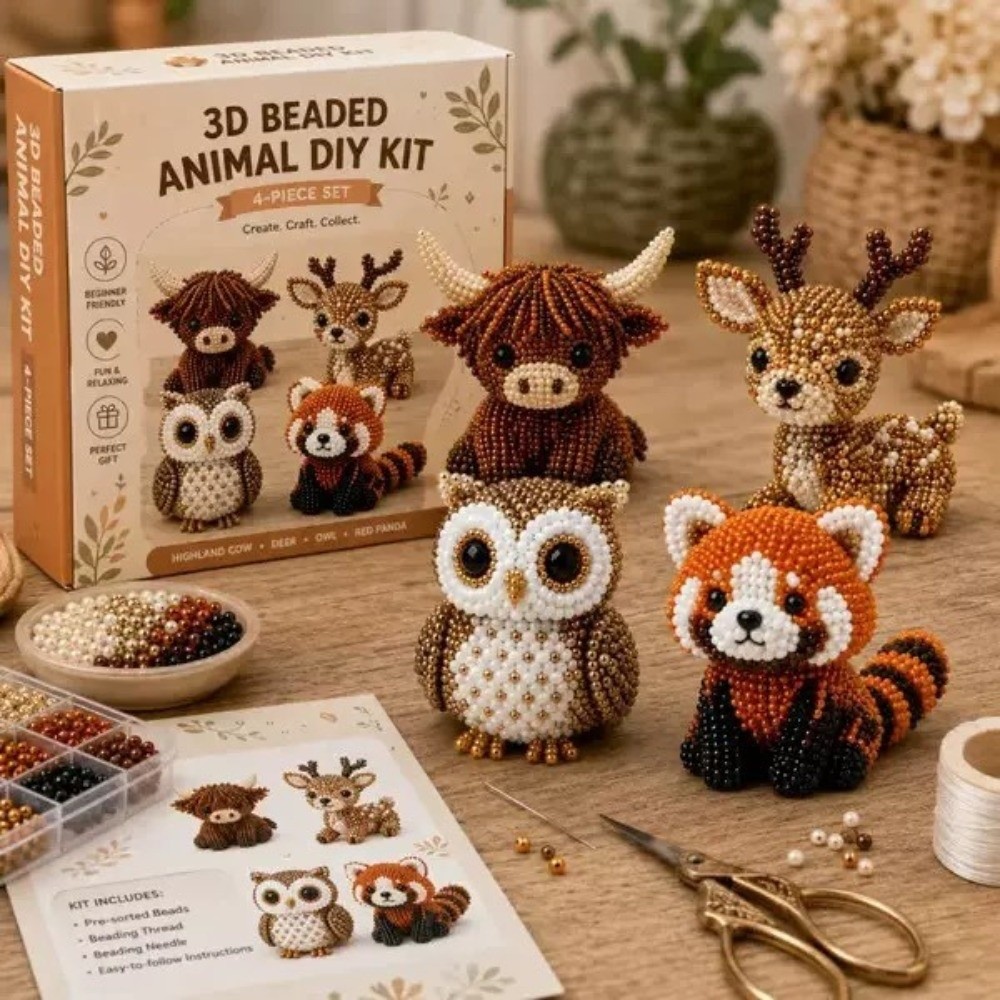 Handgemaakte DIY dieren kralen - Art Craft Education recensie en prijs