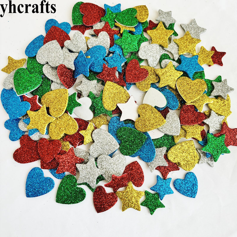 150 Stks/partij. Glitter Ster  - Art Craft Kindergarten recensie en prijs