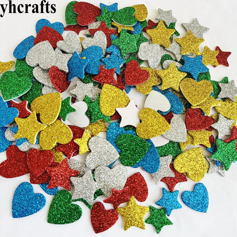 150 Stks/partij. Glitter Ster  - Art Craft Kindergarten recensie en prijs