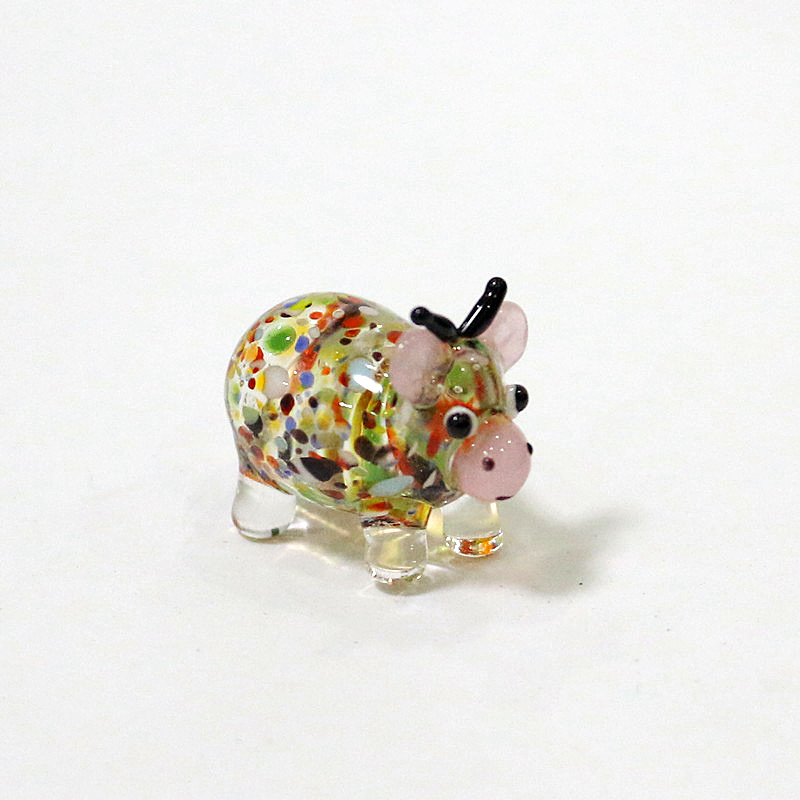 Schattige ossen glazen ambacht - Art Craft New Year recensie en prijs