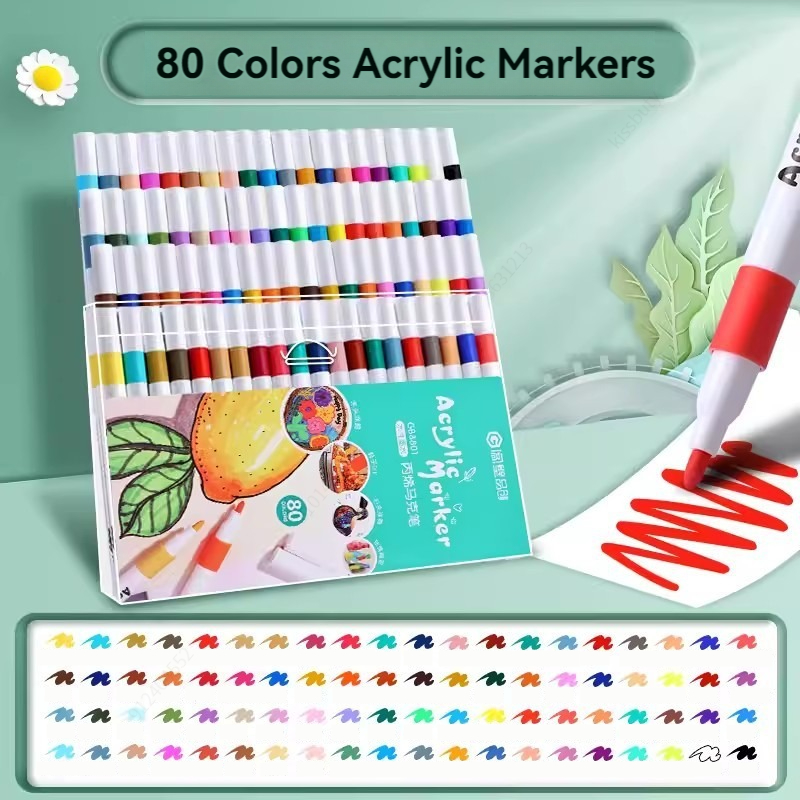 12-80 Kleuren Set Acrylverf Ar - Art Craft Kindergarten recensie en prijs