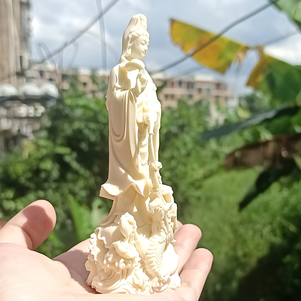 Hars Guanyin Boeddhabeeld Kers - Art Craft New Year recensie en prijs
