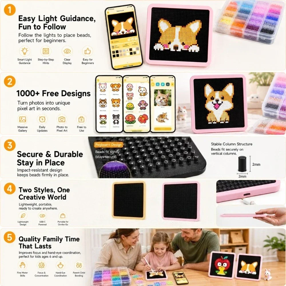 LED Smart Fuse Bead Pegboard,  - Art Craft Material recensie en prijs