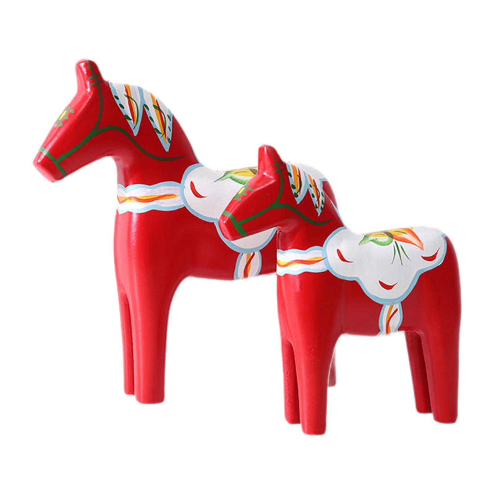 2 stuks Dala Paard Beeldje Rod - Art Craft Horse recensie en prijs