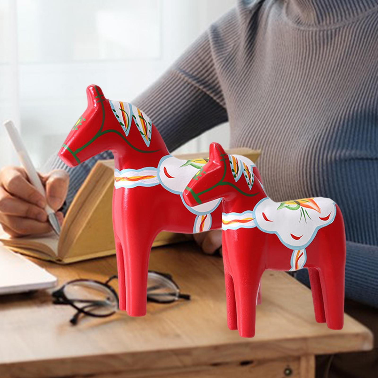 2 stuks Dala Paard Beeldje Rod - Art Craft Horse recensie en prijs