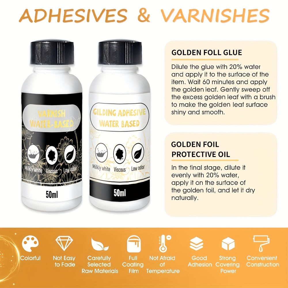 50ml+50ml Golden Leaf Glue, vo - Art Craft Using Leaves recensie en prijs