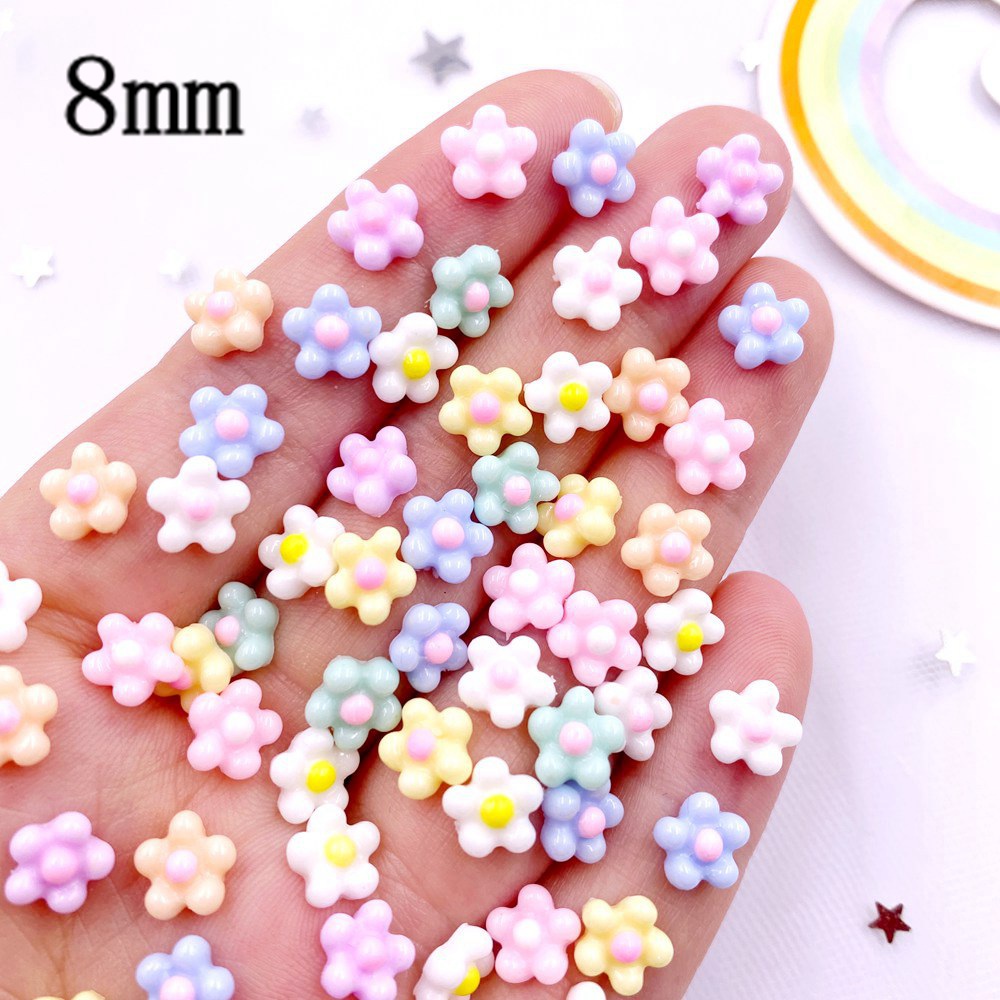 100 stuks 8mm hars 3D kleurrij - Art Craft New Year recensie en prijs